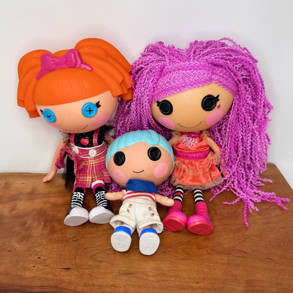 Lalaloopsy Lot 12" Bea Spells-a-Lot, Loopy Peanut Big Top, Little Matey Anchor